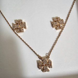 Tory Burch  earrings and necklace set